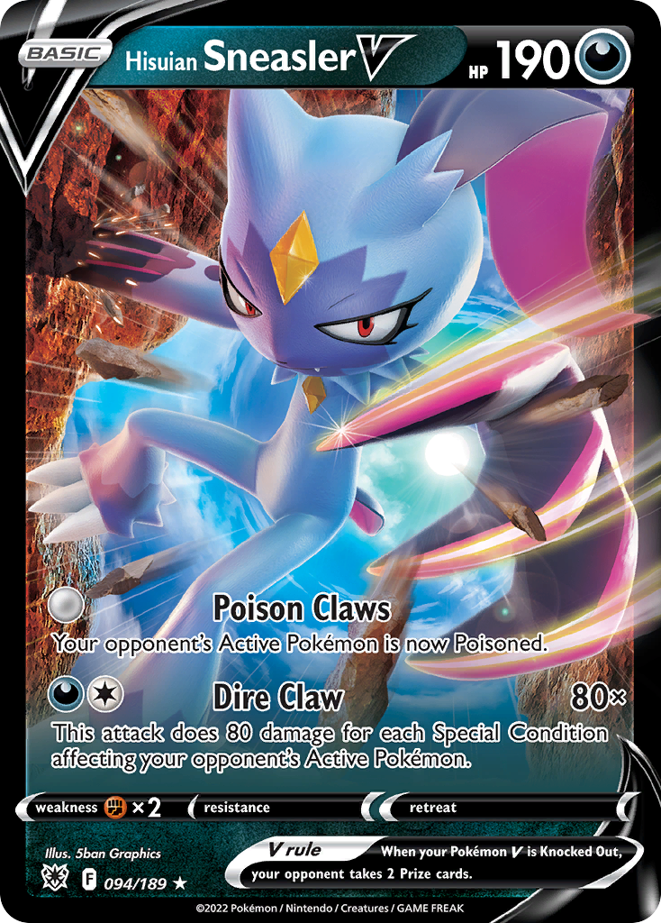POKEMON - SINGLES - SNEASLER V