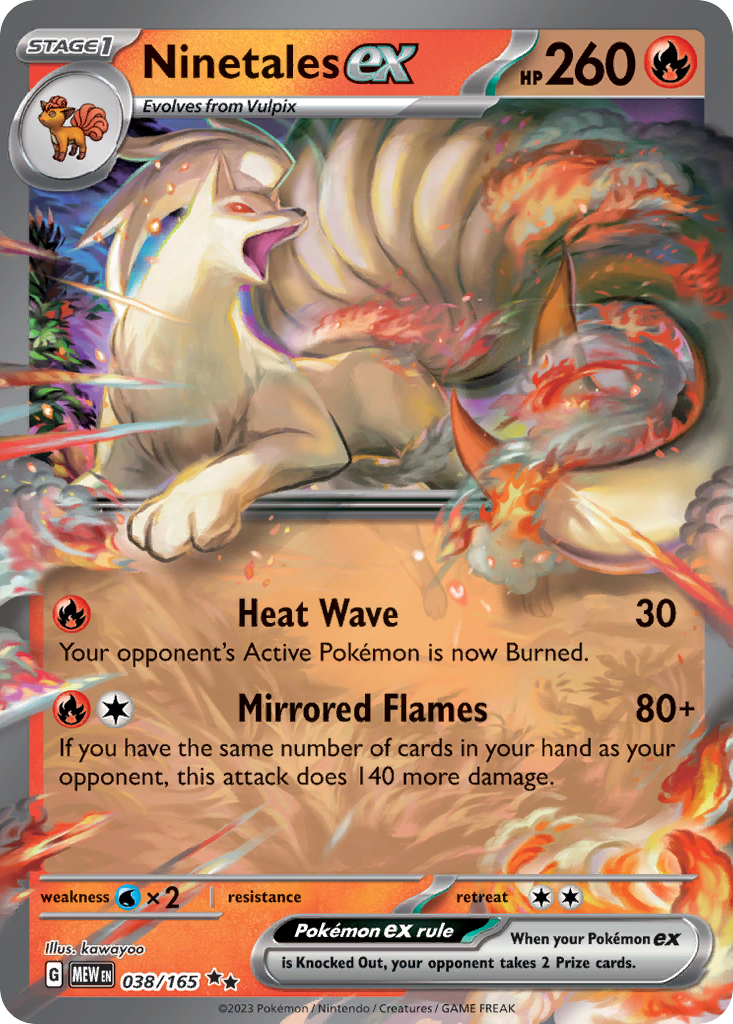 POKEMON - SINGLES - NINETALES EX
