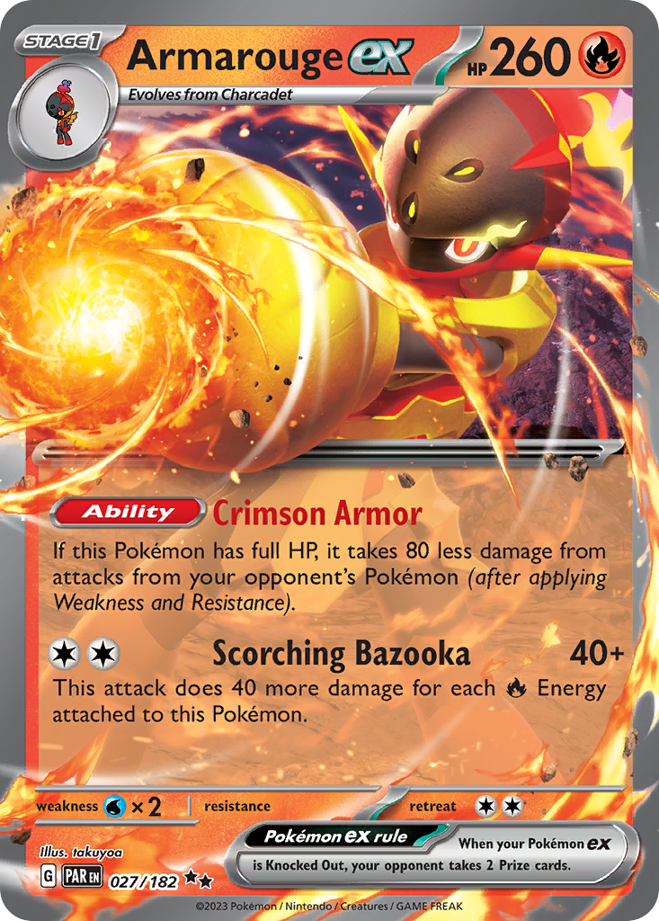 POKEMON - SINGLES - ARMAROUGE EX