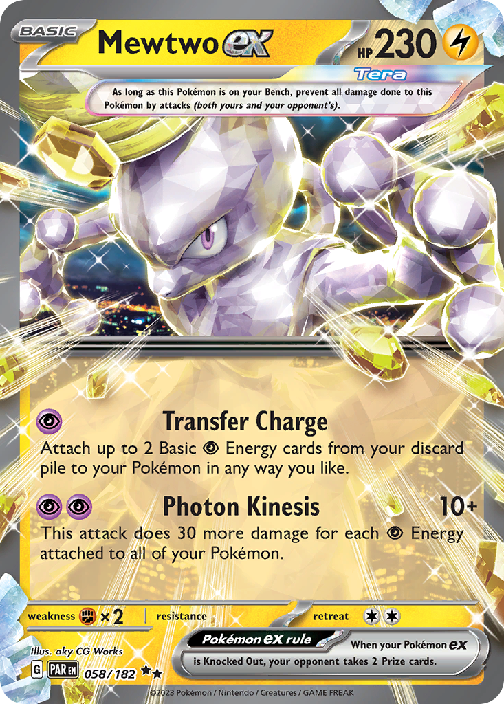 POKEMON - SINGLES - MEWTWO EX