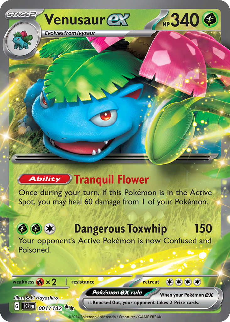POKEMON - SINGLES - VENUSAUR EX