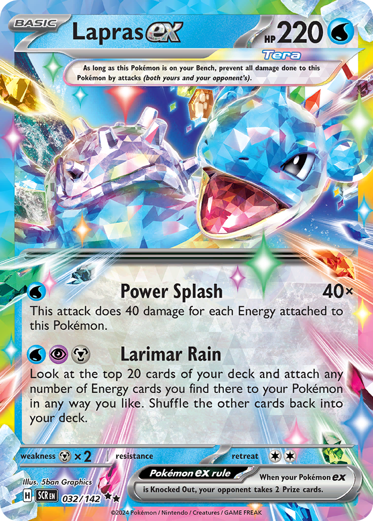 POKEMON - SINGLES - LAPRAS EX
