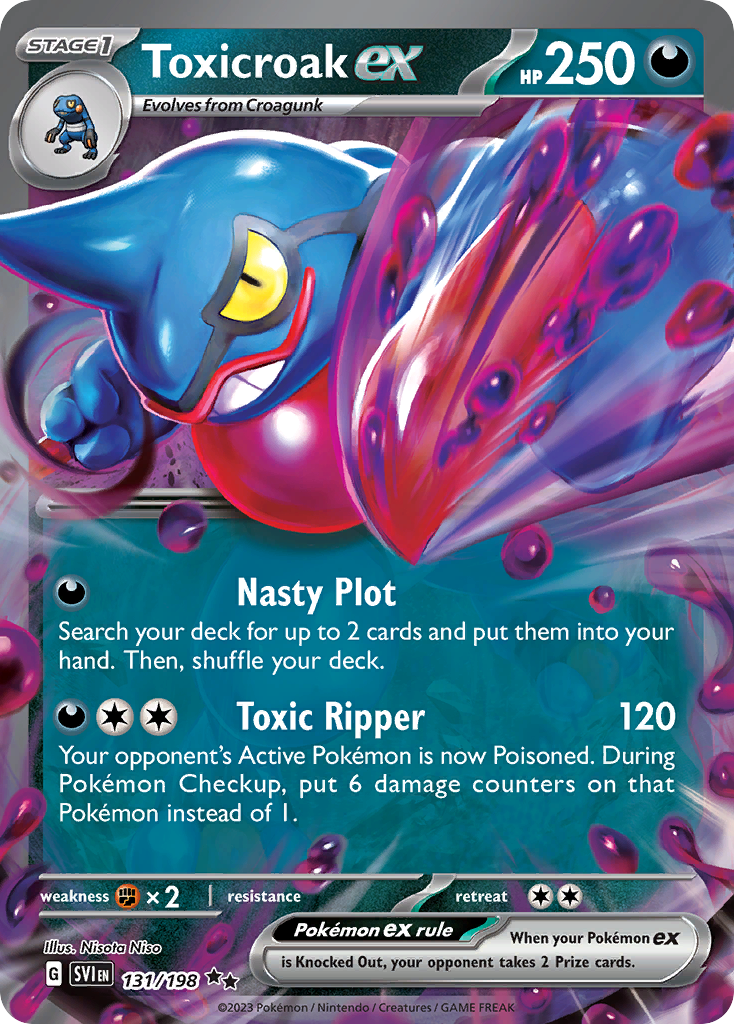 POKEMON - SINGLES - TOXICROAK EX