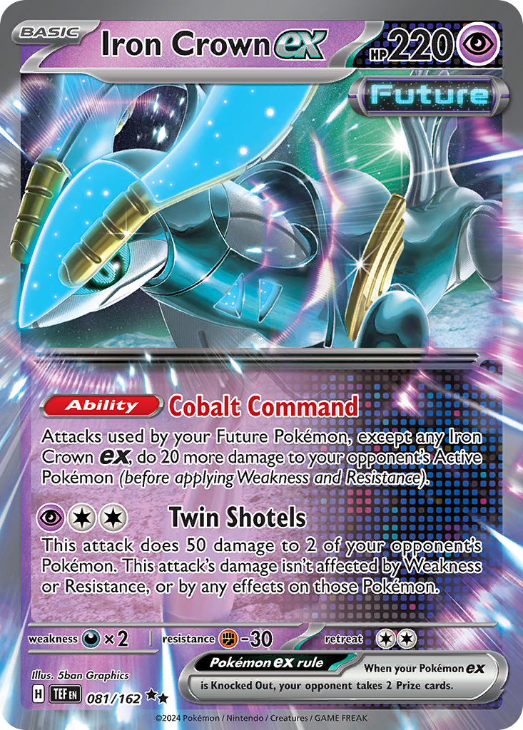 POKEMON - SINGLES - IRON CROWN EX