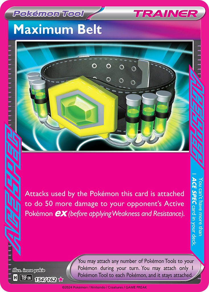POKEMON - SINGLES - MAXIMUM BELT