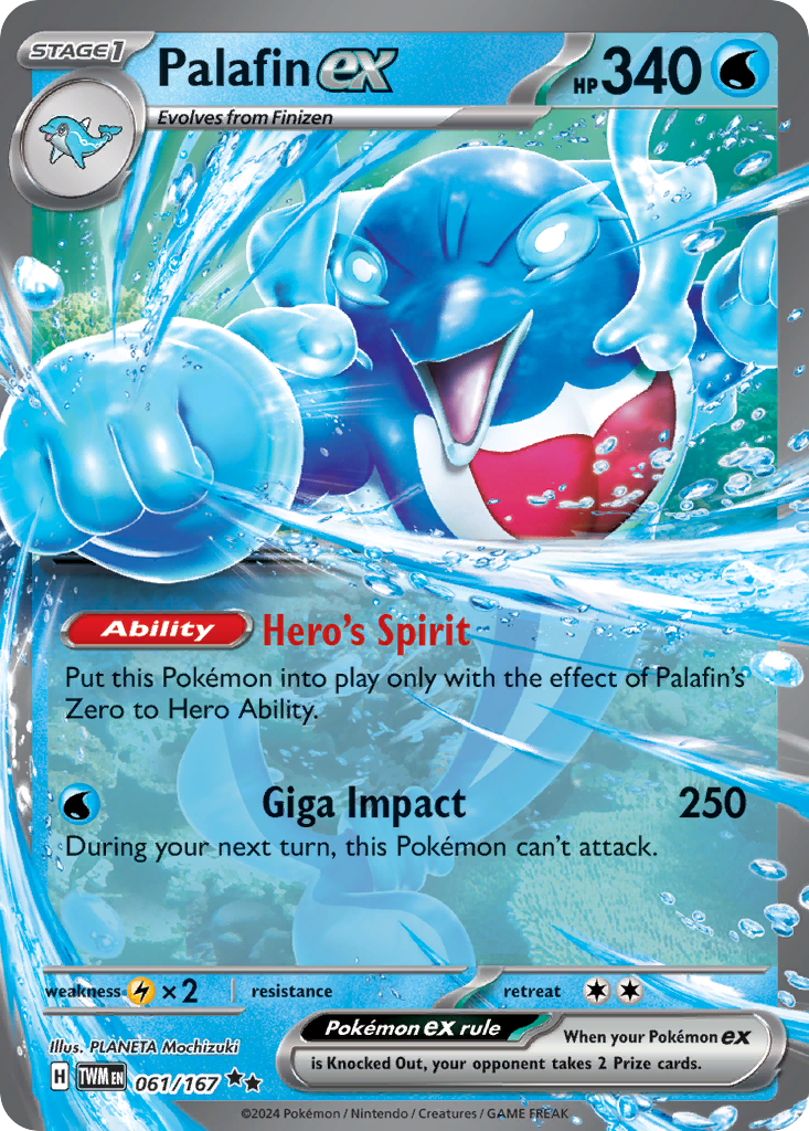 POKEMON - SINGLES - PALAFIN EX