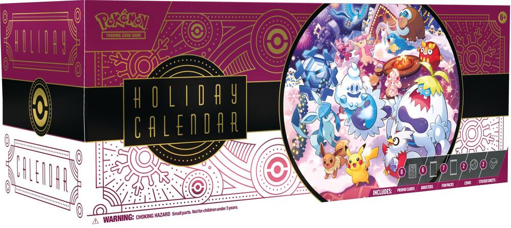 POKEMON - SEALED - CALENDAR + RANDOM POKEBALL BUNDLE
