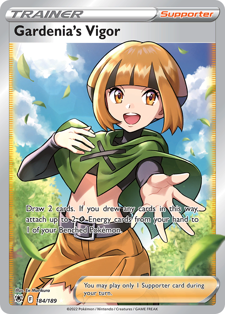 POKEMON - SINGLES - GARDENIA'S VIGOR FULL ART