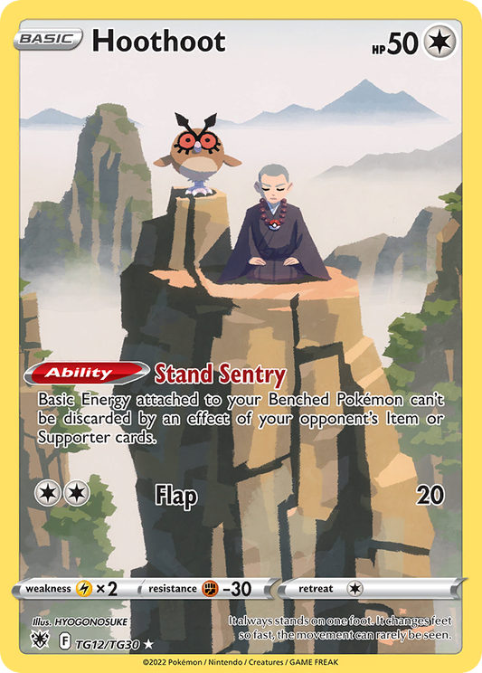POKEMON - SINGLES - HOOTHOOT FULL ART (TG)