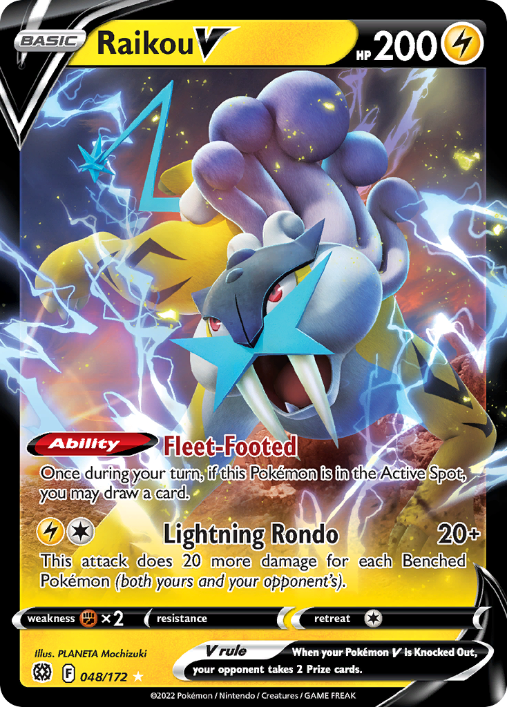 POKEMON - SINGLES - RAIKOU V