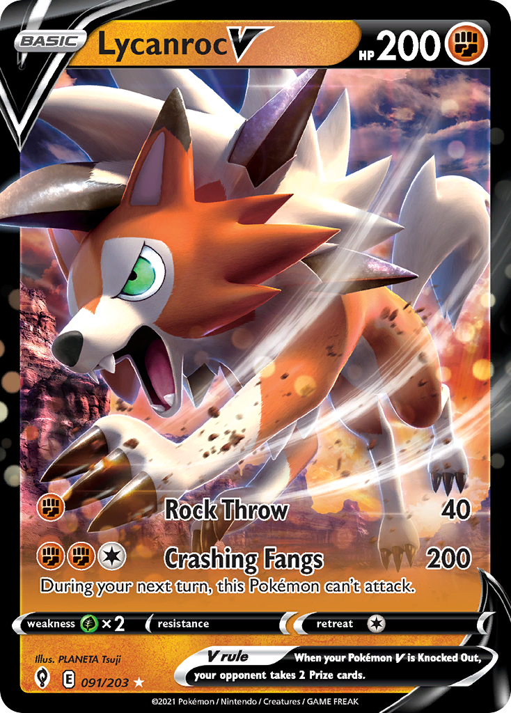 POKEMON - SINGLES - LYCANROC V