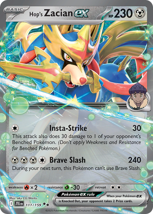 POKEMON - SINGLES - HOP'S ZACIAN EX