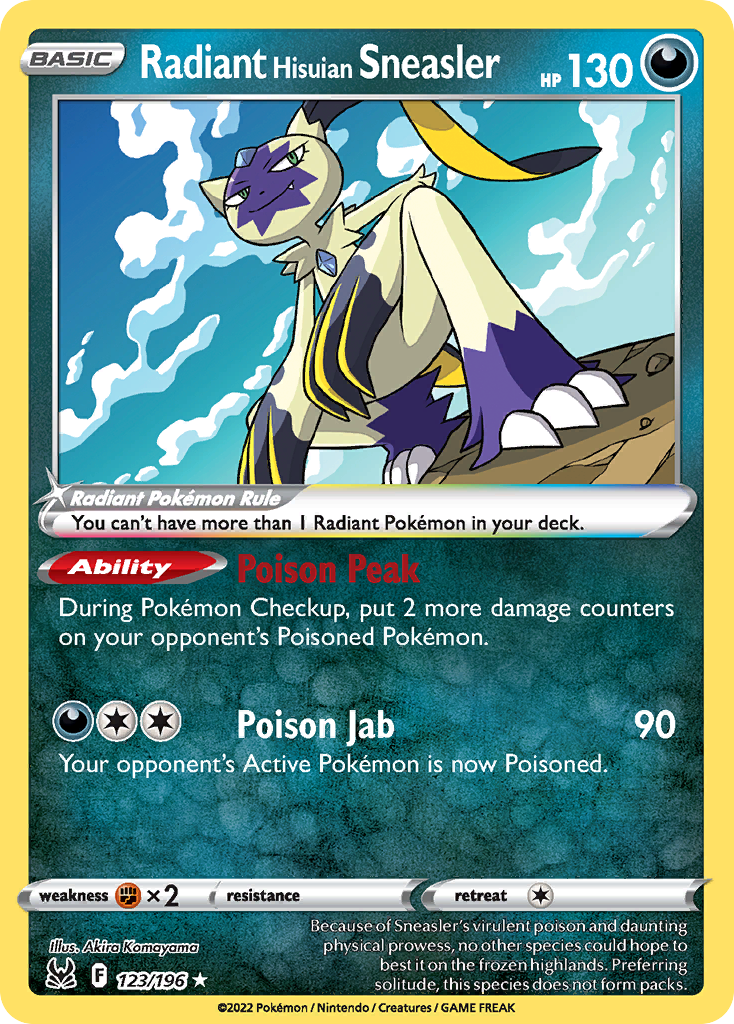 POKEMON - SINGLES - RADIANT SNEASLER