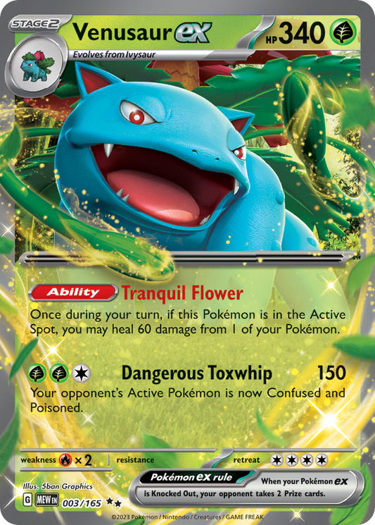 POKEMON - SINGLES - VENUSAUR EX