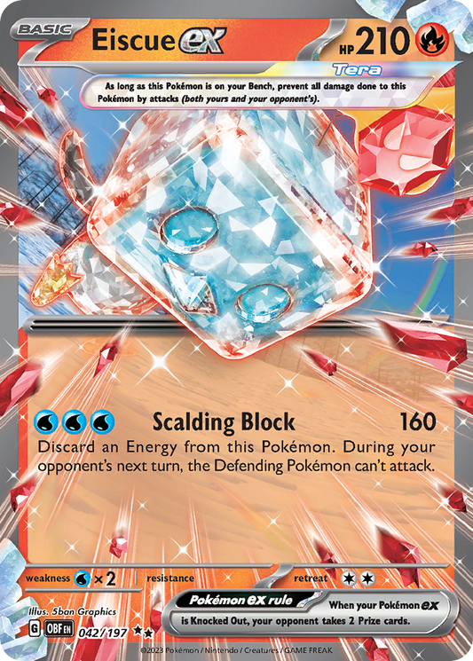 POKEMON - SINGLES - EISCUE EX