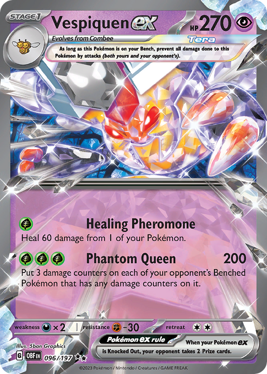 POKEMON - SINGLES - VESPIQUEN EX