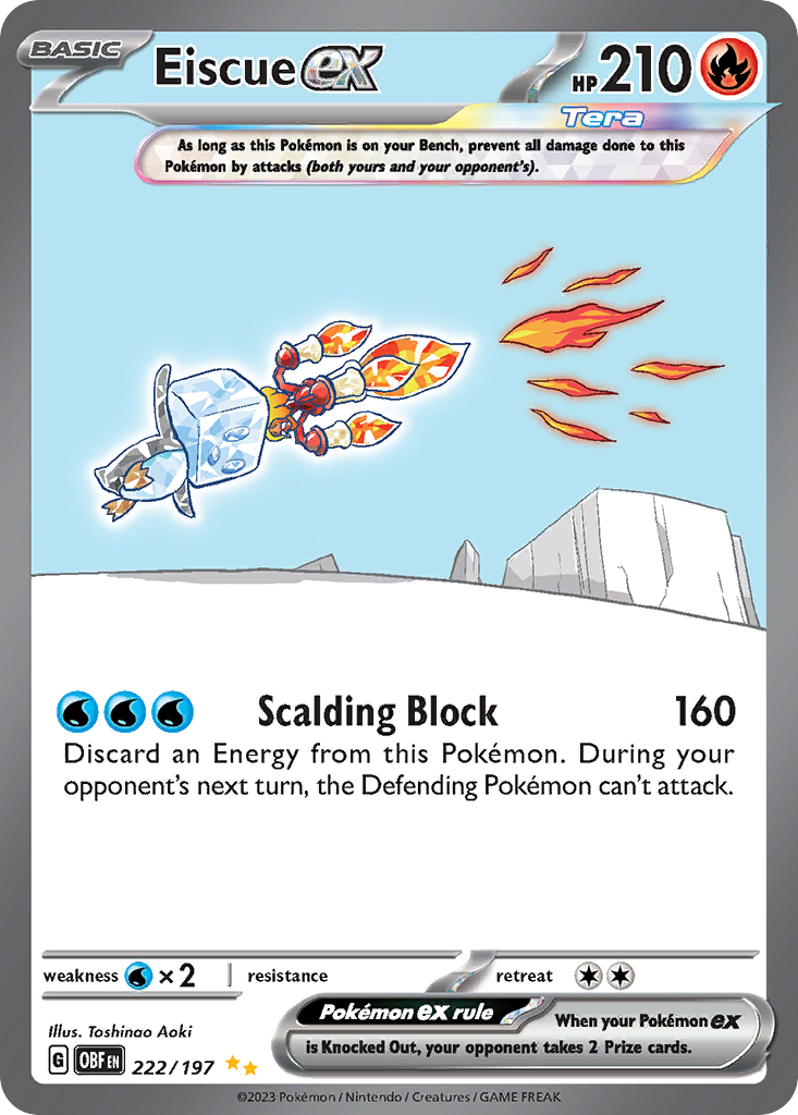 POKEMON - SINGLES - EISCUE EX (SIR)