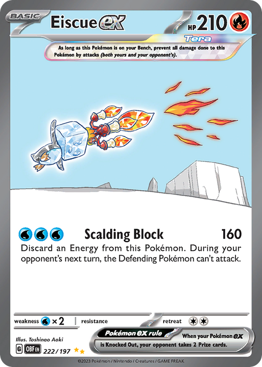 POKEMON - SINGLES - EISCUE EX (SIR)
