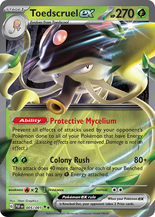 POKEMON - SINGLES - TOEDSCRUEL EX