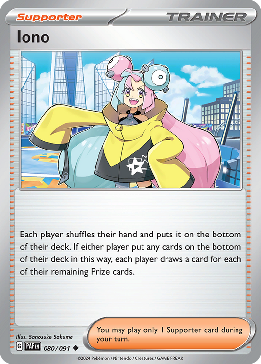 POKEMON - SINGLES - IONO PALDEAN FATES/PALDEA EVOLVED