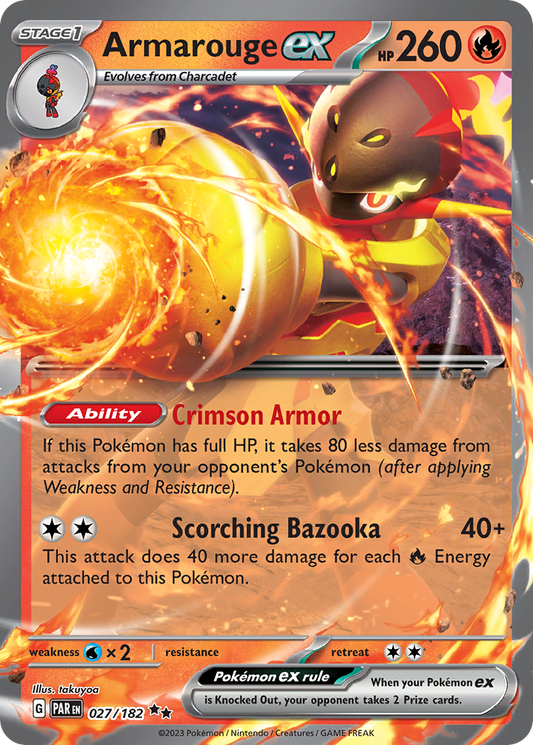 POKEMON - SINGLES - ARMAROUGE EX