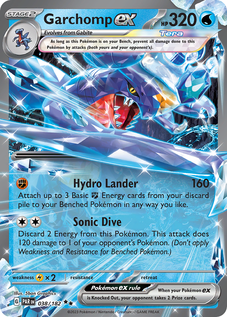 POKEMON - SINGLES - GARCHOMP EX