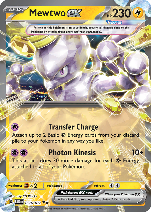 POKEMON - SINGLES - MEWTWO EX