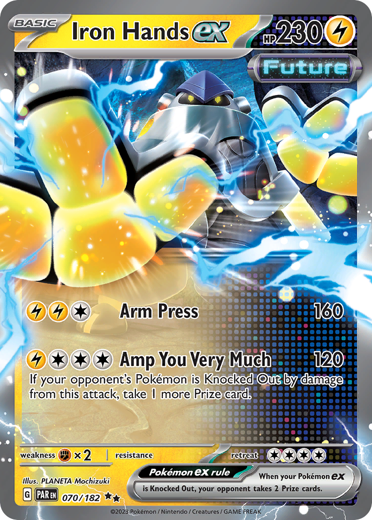 POKEMON - SINGLES - IRON HANDS EX