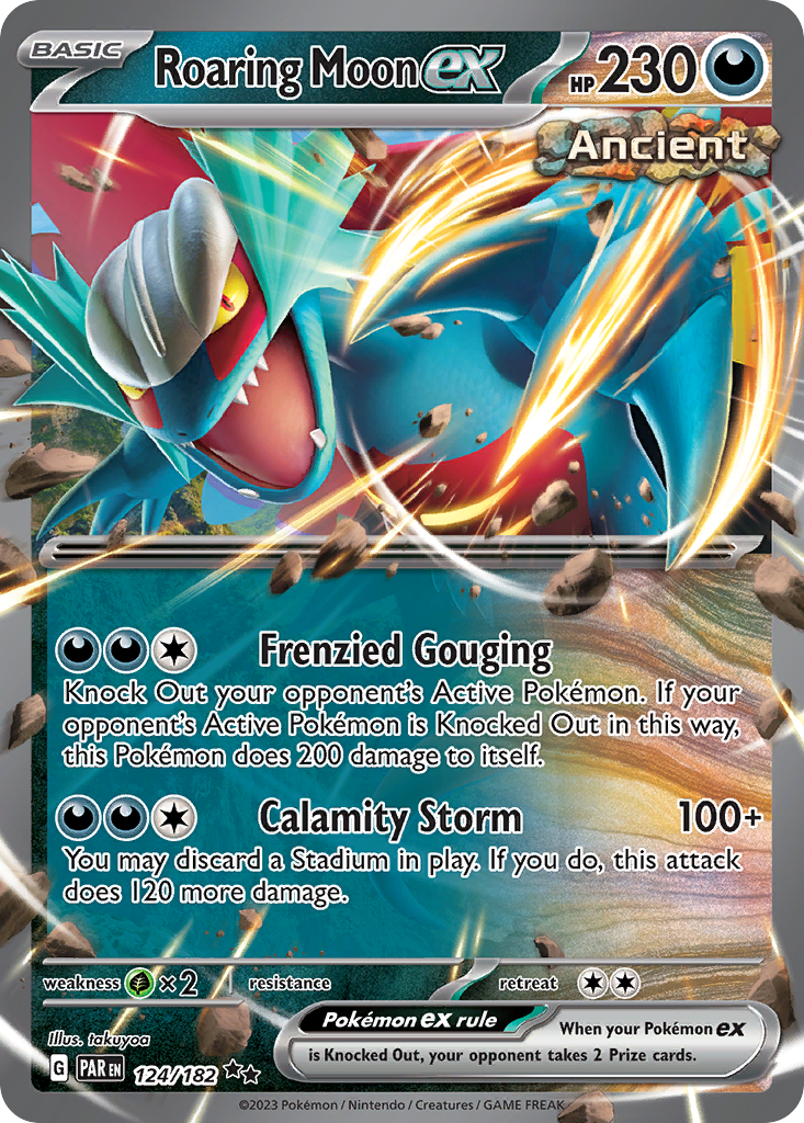 POKEMON - SINGLES - ROARING MOON EX