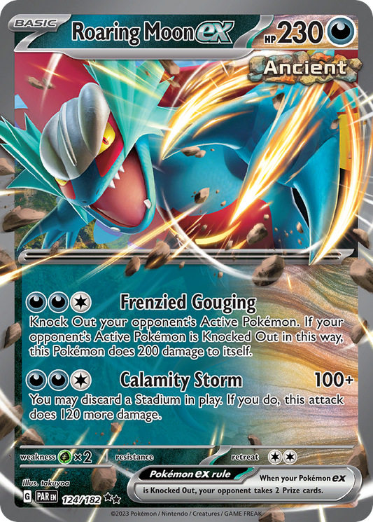 POKEMON - SINGLES - ROARING MOON EX