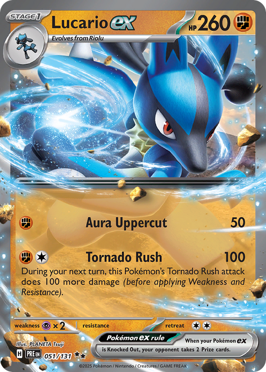 POKEMON - SINGLES - LUCARIO EX
