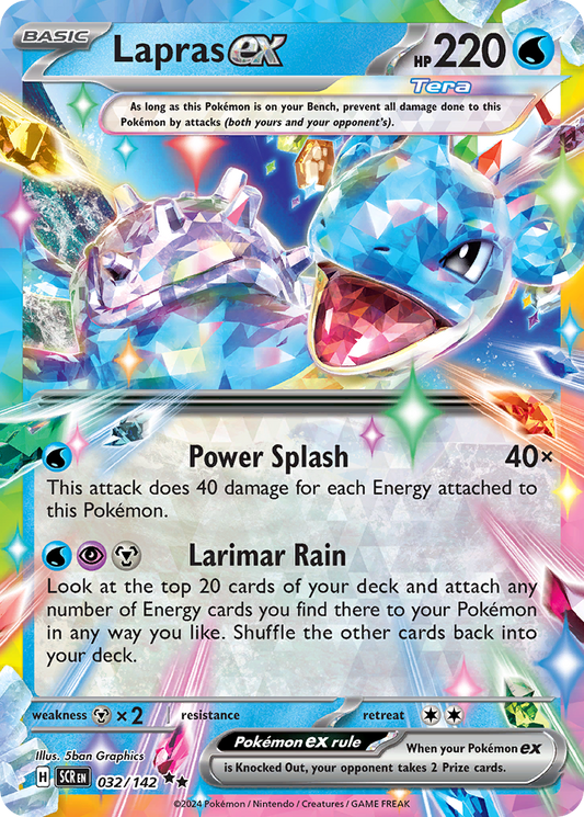 POKEMON - SINGLES - LAPRAS EX