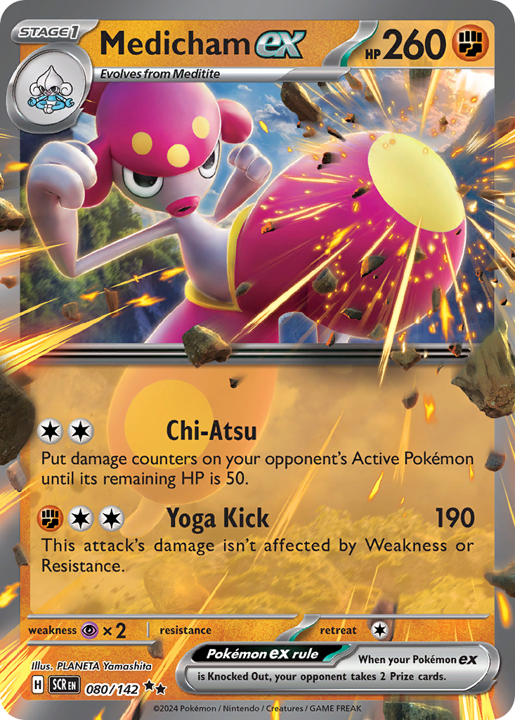 POKEMON - SINGLES - MEDICHAM EX