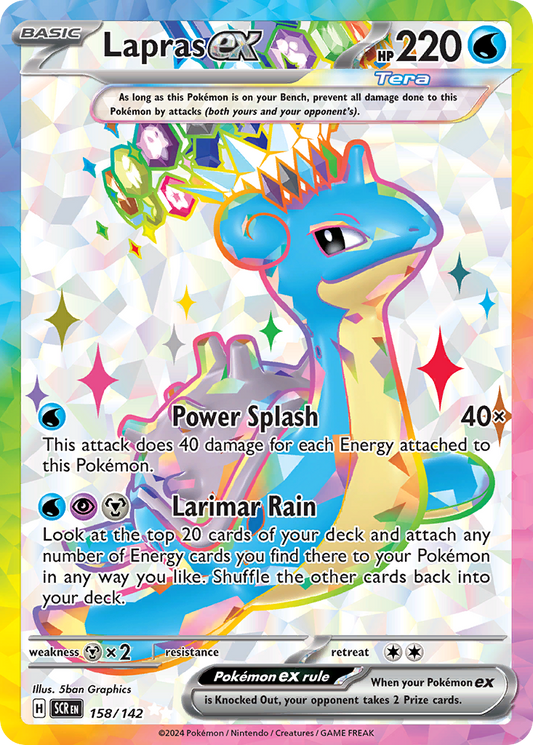 POKEMON - SINGLES - LAPRAS EX FULL ART
