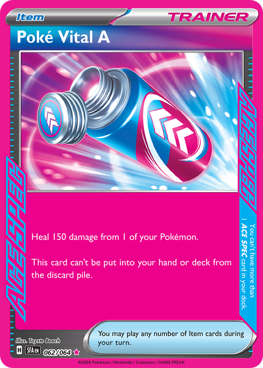 POKEMON - SINGLES - POKE VITAL A (ASR)