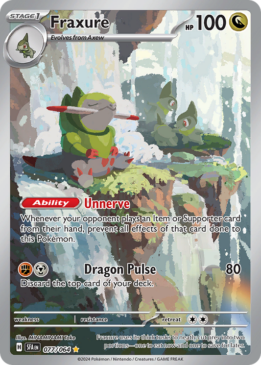POKEMON - SINGLES - FRAXURE (IR)