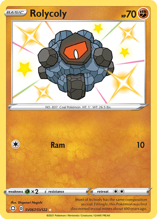POKEMON - SINGLES - ROLYCOLY (SHINY)