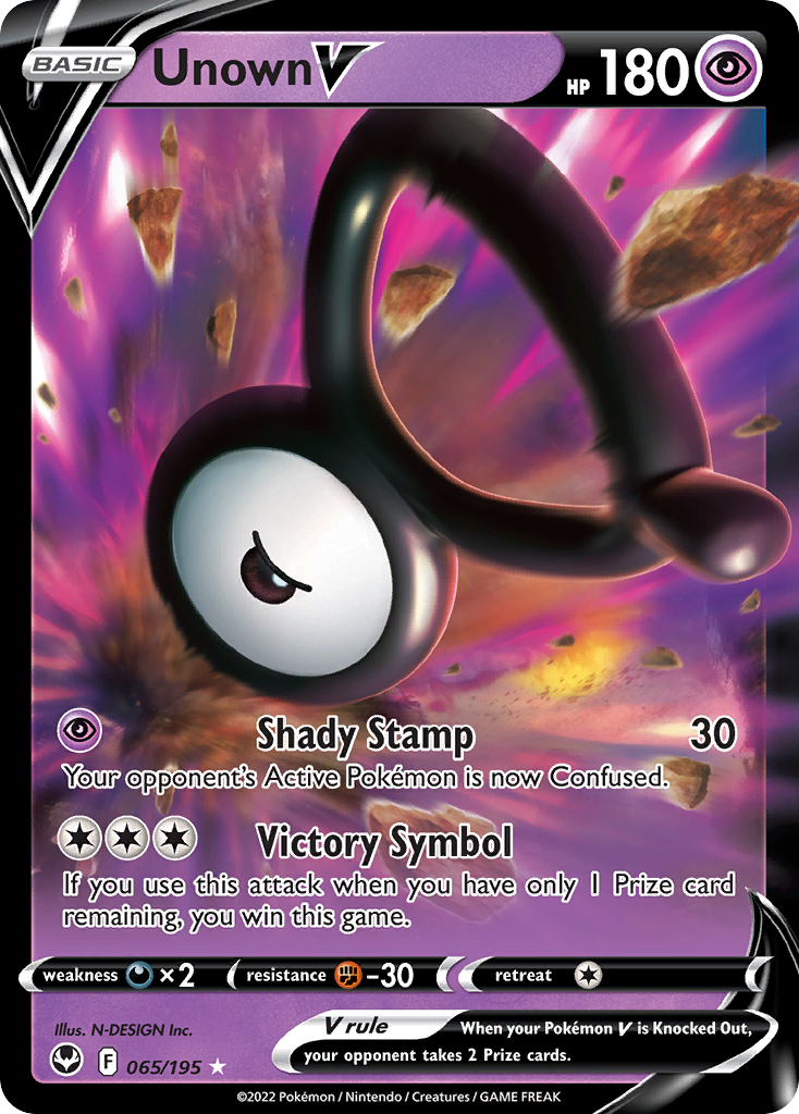 POKEMON - SINGLES - UNOWN V