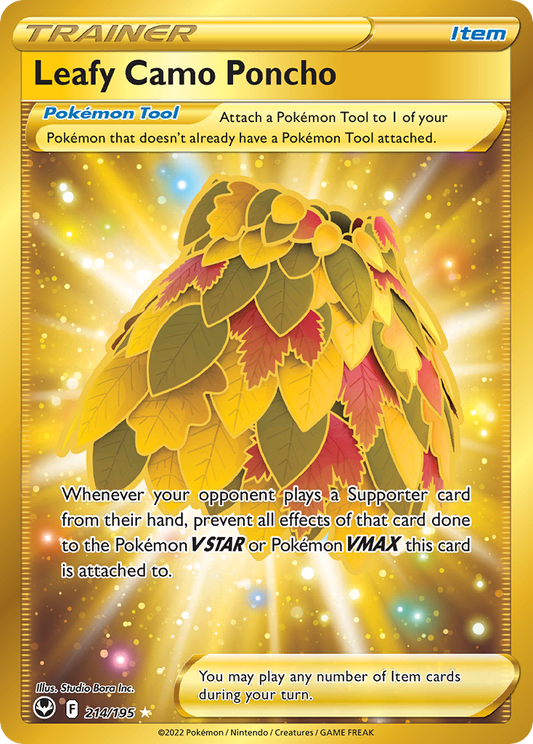 POKEMON - SINGLES - LEAFY CAMO PONCHO (SR)