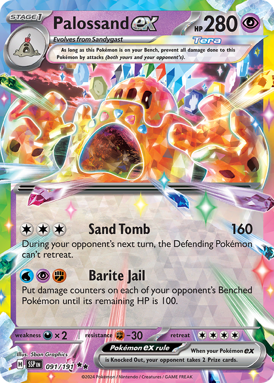 POKEMON - SINGLES - PALOSSAND EX