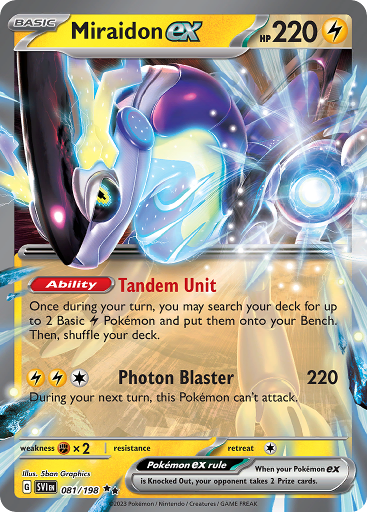 POKEMON - SINGLES - MIRAIDON EX