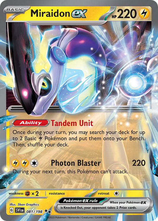 POKEMON - SINGLES - MIRAIDON EX
