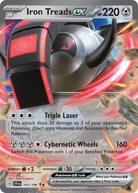 POKEMON - SINGLES - IRON TREADS EX