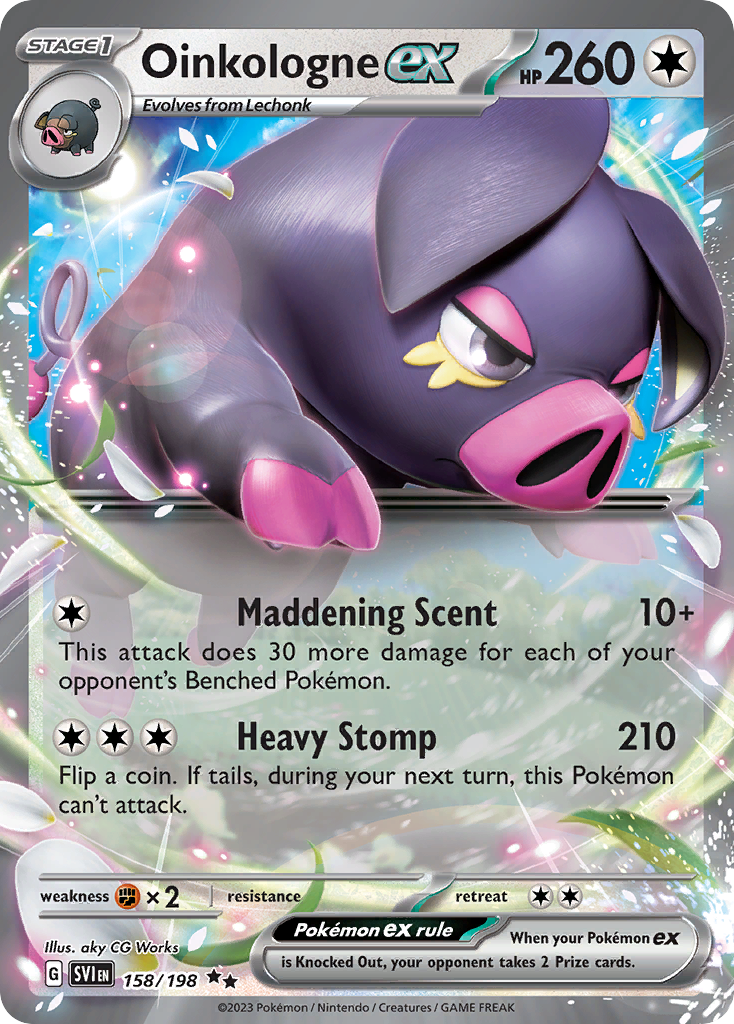 POKEMON - SINGLES - OINKOLOGNE EX