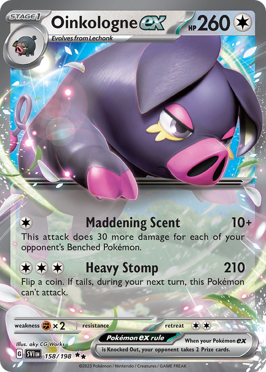 POKEMON - SINGLES - OINKOLOGNE EX