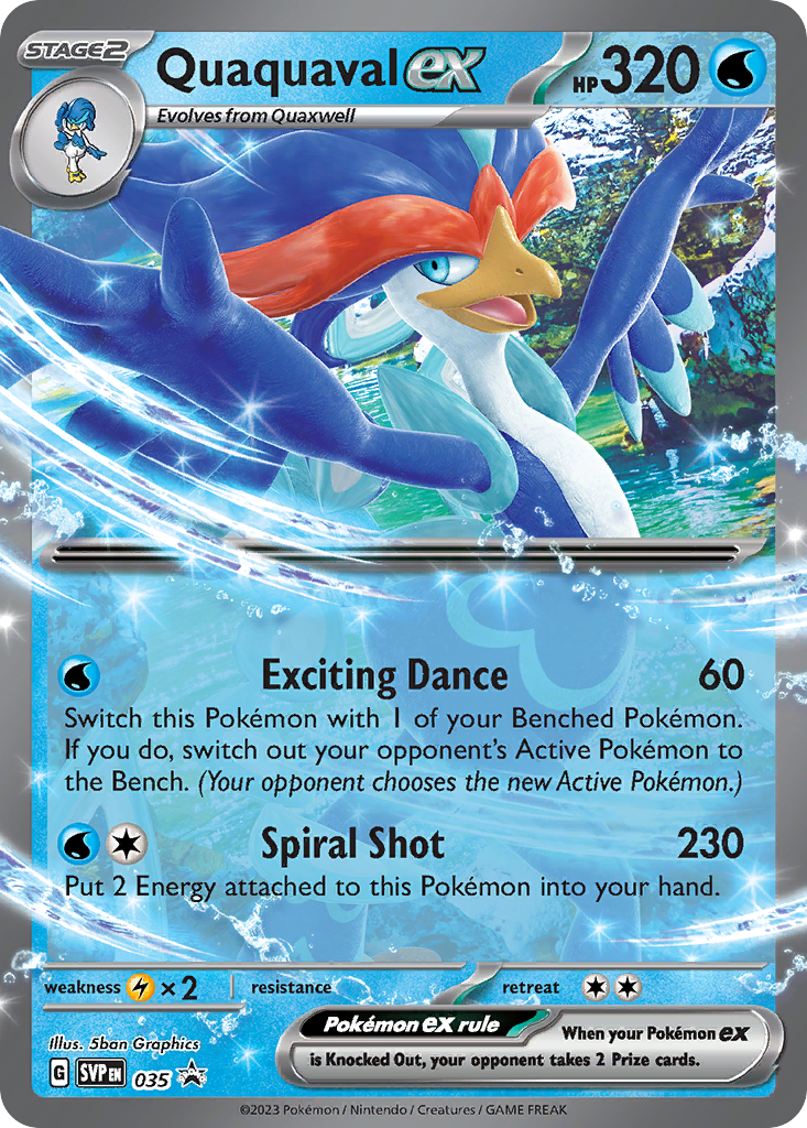 POKEMON - SINGLES - QUAQUAVAL EX (PROMO)
