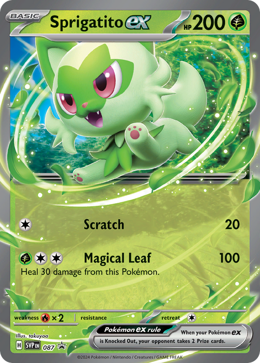 POKEMON - SINGLES - SPRIGATITO EX