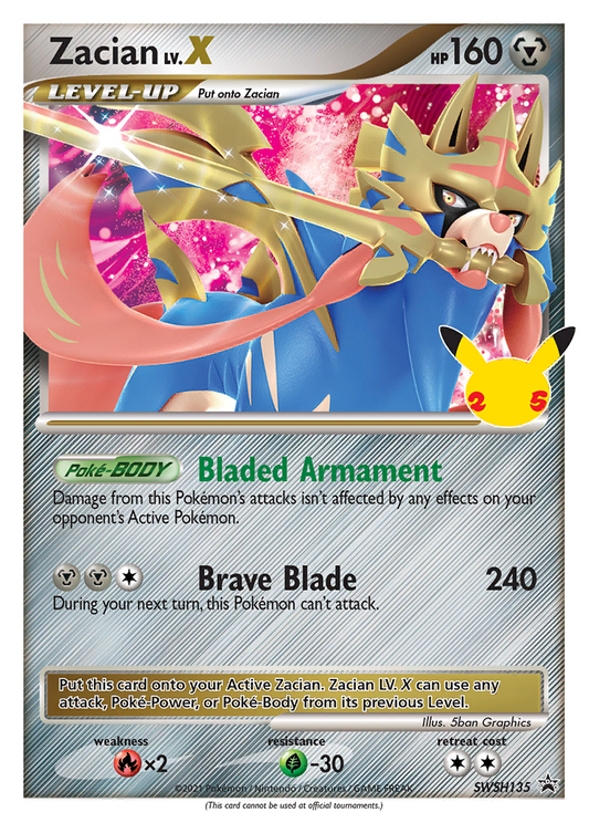 POKEMON - SINGLES - ZACIAN LV. X PROMO
