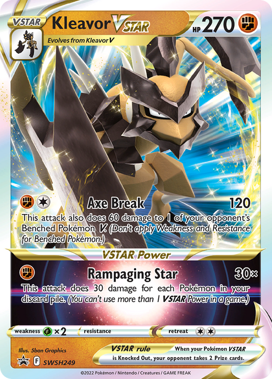 POKEMON - SINGLES - KLEAVOR V/VSTAR PROMO SET OF 2