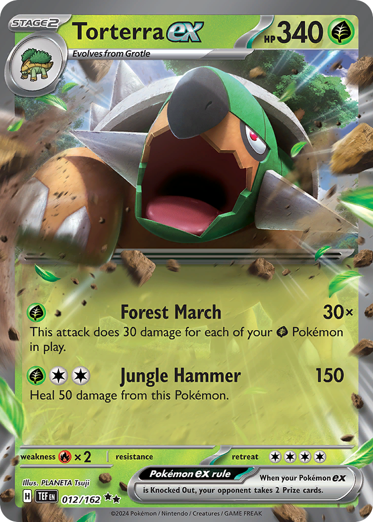 POKEMON - SINGLES - TORTERRA EX